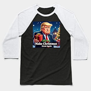 Trump Funny Christmas Baseball T-Shirt